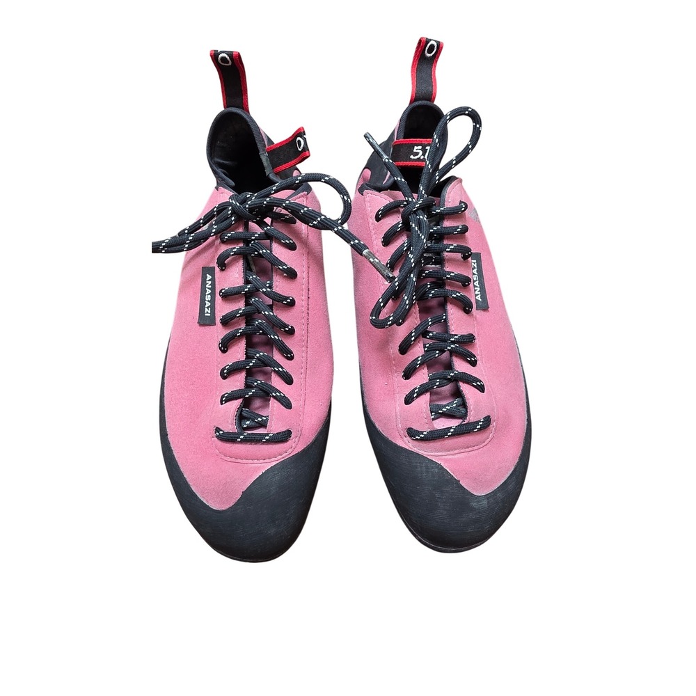 Five Ten Anasazi Pink Climbing Shoes Mens 10 Pink BC0889 Stealth C4 Rubber